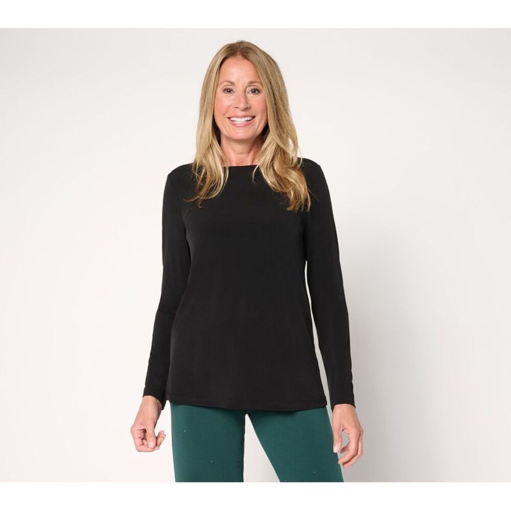 Susan Graver Women's Top Sz S Make Your Selection: Essentials Black